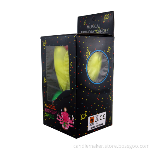 Wholesale lotus 14 mini birthday music candle